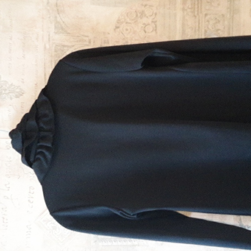 Fever Open Front Ruffle Trim Cardigan - Picture 3 of 5